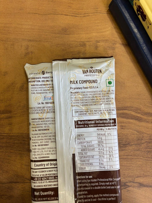 Van Houten Professional Classic Milk Compound Chocolate 5kg Semi Wholesale Pack (10 × 500g)