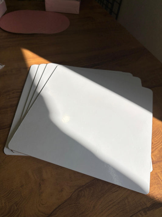 MDF Square Cake Boards Pack of 25 | Sturdy Cake Base Boards for Packaging