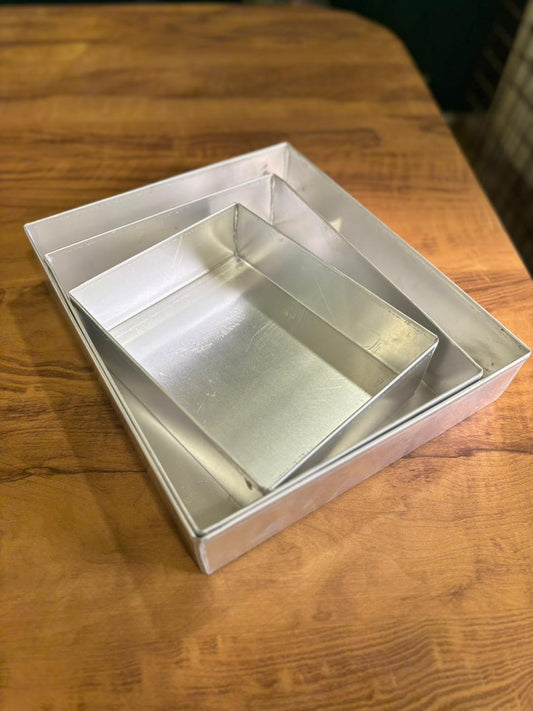 Aluminium Rectangle Cake Tins