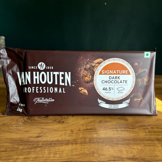 Van Houten Dark Chocolate 46.5% | 10kg Wholesale Pack | Save ₹3,110
