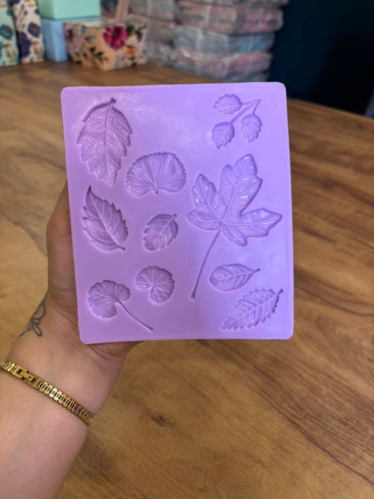 Assorted Leaf Silicone Fondant Mould
