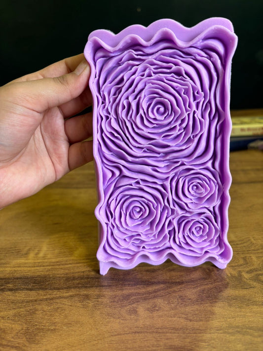 Rose Texture Silicone Fondant Mould