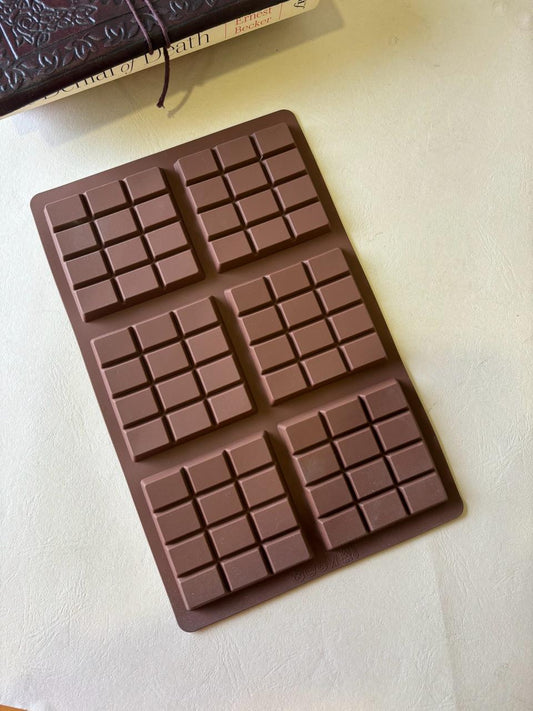 Artisan Chocolate Bar Silicone Mould – 6 Cavity