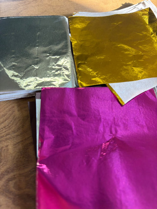 Chocolate Wrapping Foil Sheets – 3 x 3 Inch, Assorted Colours (200 Sheets)