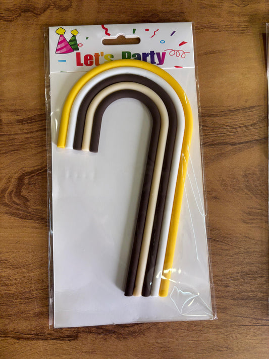 Designer Rainbow Cake Topper | Non-Edible Pastel Cake Decoration
