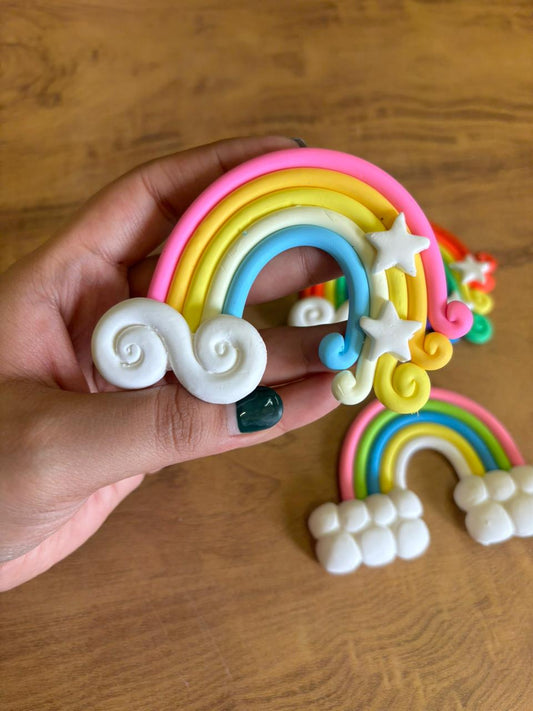 Resin Rainbow Cake Topper