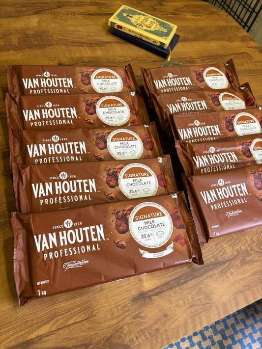 Van Houten Milk Chocolate 35.6% | 10kg Wholesale Pack