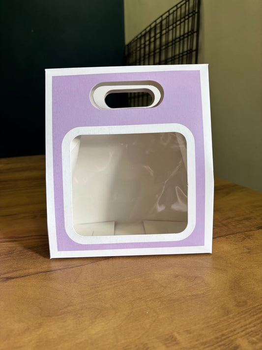 2 Jar Box – Window Gift Box | 7 × 3.5 × 8 Inches | Pack of 10