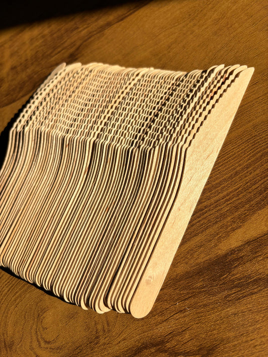 Disposable Wooden Knives Pack of 100 | Eco-Friendly Cake Cutting Knives