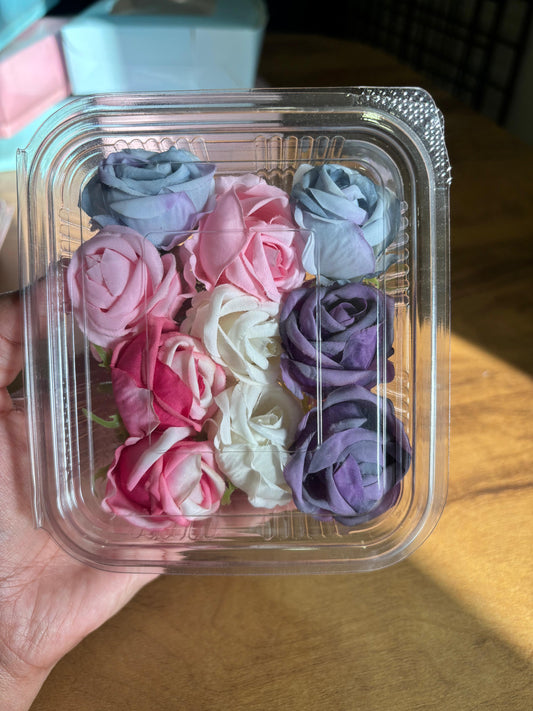 Artificial Small Roses – Assorted Shades Pack