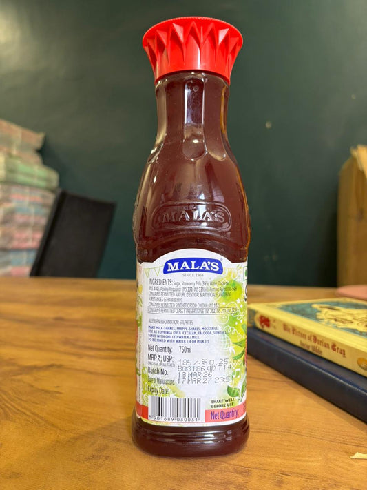 Mala's Strawberry Crush 750ml