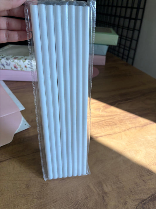 Plastic Cake Dowels Pack of 8