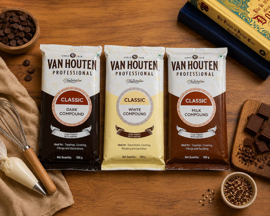 Vanhouten Classic Compound Chocolate | Dark, Milk & White Compound Options