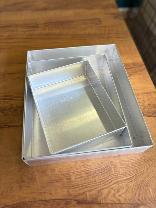 Aluminium Rectangle Cake Tins