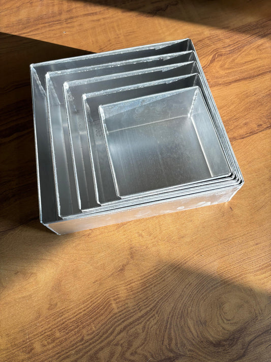 Aluminum Square Cake Tins
