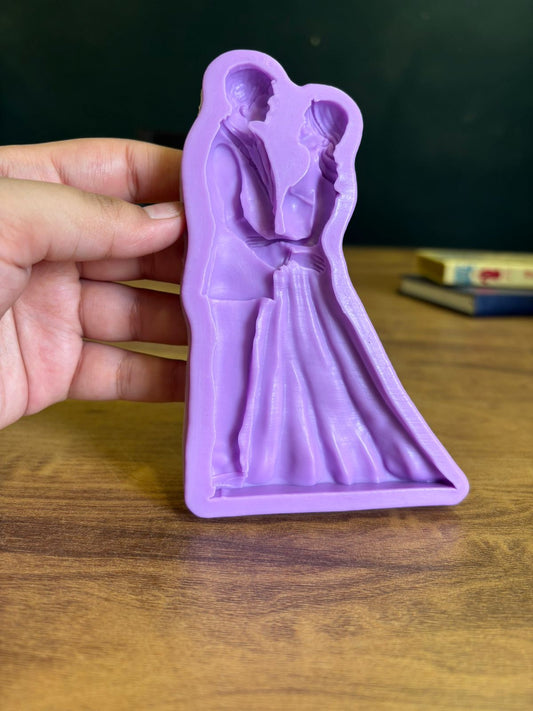 Bride & Groom Silicone Fondant Mould