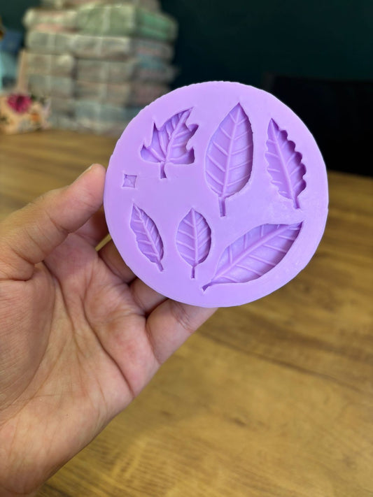 Assorted Leaves Silicone Fondant Mould