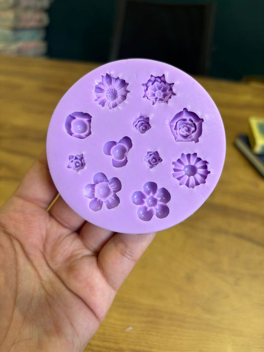 Mini Flower Silicone Fondant Mould