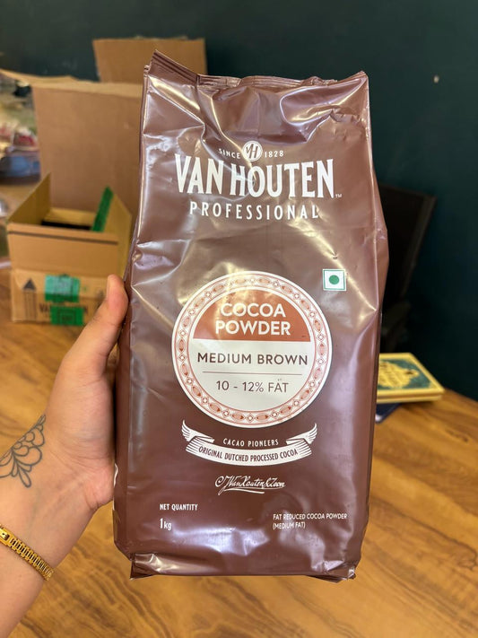 Van Houten Medium Brown Cocoa Powder 1kg (Pack of 3) – Bulk Value Pack