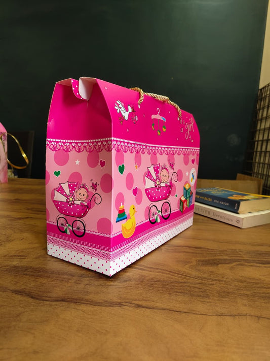 Baby Girl Gift Bag with Rope Handle | Pack of 3
