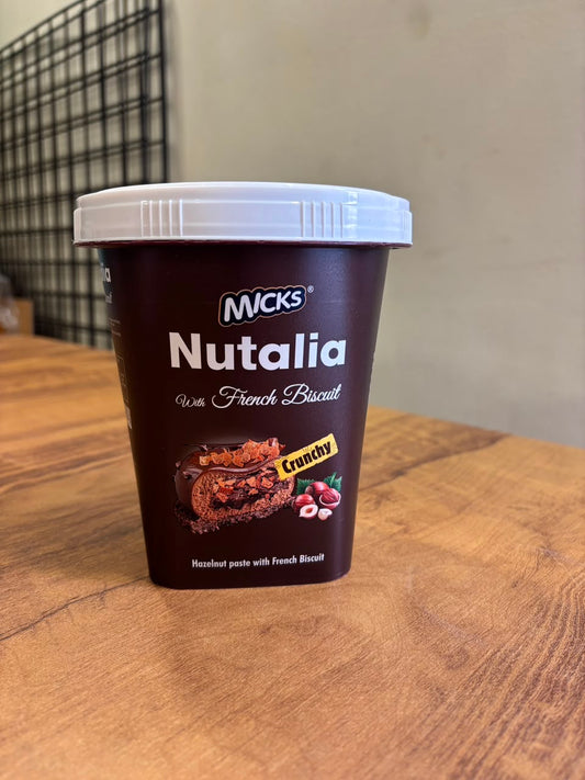 Micks Nutalia Hazelnut Paste with French Biscuit Crunchy 1kg