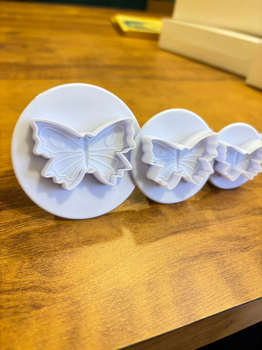 Butterfly Plunger Set of 3 | Butterfly Cake Decorating Cutters