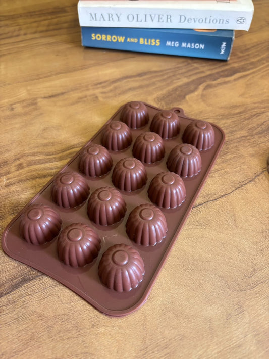 Fluted Dome Chocolate Silicone Mould