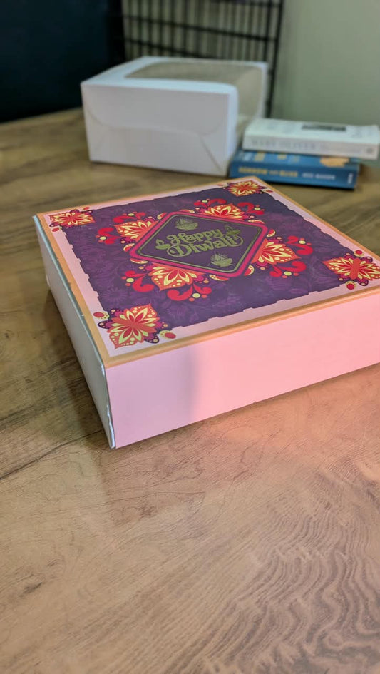 Diwali Hamper Box – 10 x 10 x 3.25 Inches