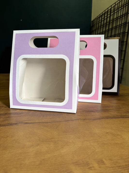 2 Jar Box – Window Gift Box | 7 × 3.5 × 8 Inches | Pack of 10