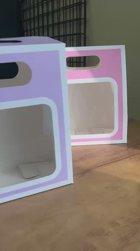 2 Jar Box – Window Gift Box | 7 × 3.5 × 8 Inches | Pack of 10