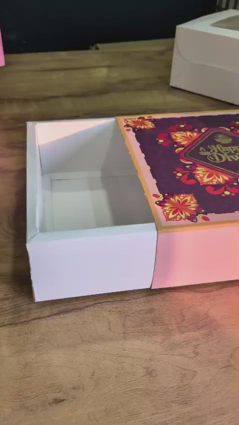 Diwali Hamper Box – 10 x 10 x 3.25 Inches